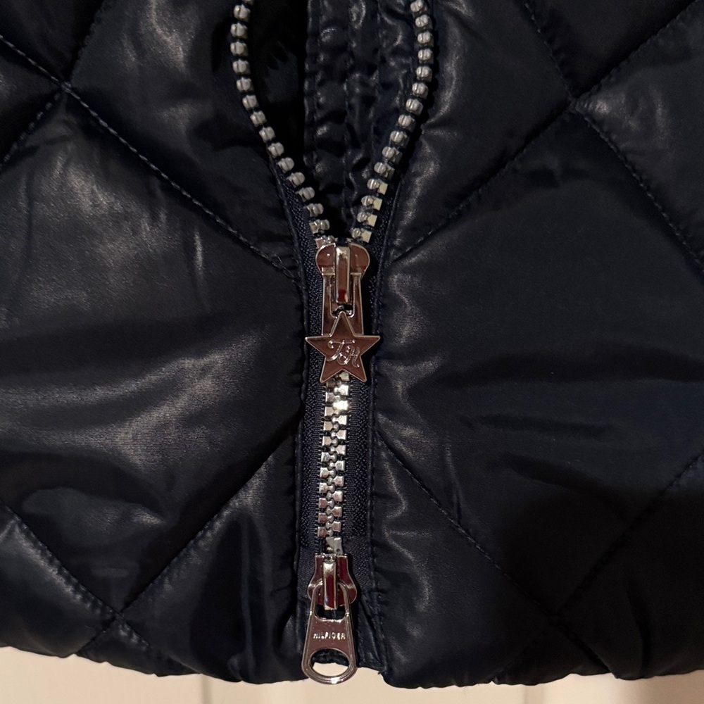 Tommy Hilfiger Girls Navy Puffer Jacket - Picture 9 of 9